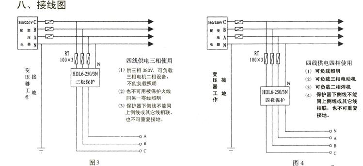 HDL6-250/3N智能漏电综合保护器