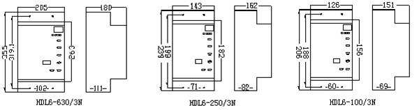 HDL6-250/3N智能漏电综合保护器
